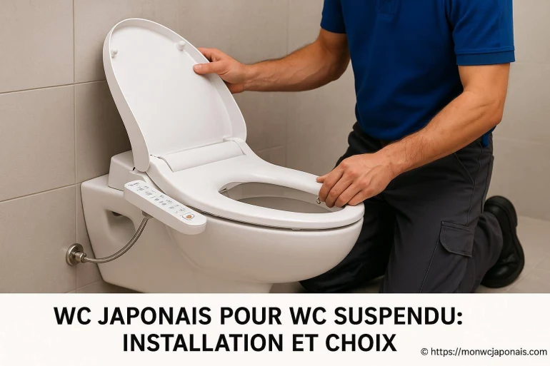 WC japonais pour WC suspendu : comment choisir et installer votre modèle