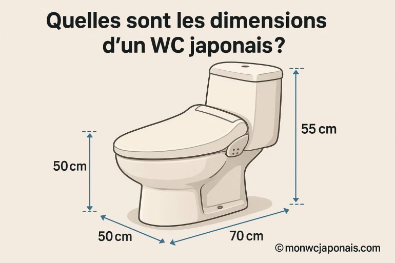 Quelles sont les dimensions d’un WC japonais ?