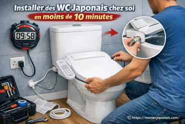 Installer des wc japonais chez soi facilement en moins de 10 minutes