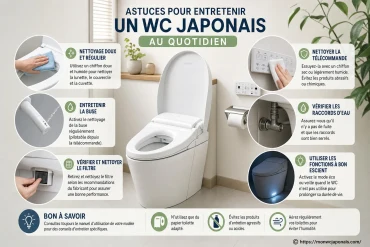 Astuces pour entretenir un WC japonais au quotidien sans effort