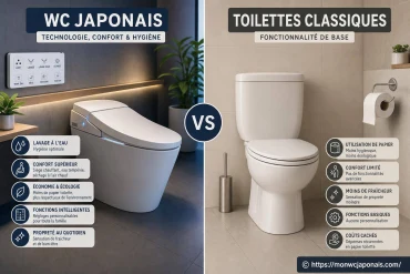Comparatif wc japonais et toilettes classiques : quelles différences majeures ?