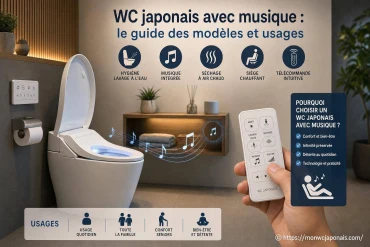 WC japonais avec musique : guide complet des modèles et usages