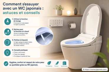 Comment s’essuyer avec un WC japonais : astuces et conseils pratiques
