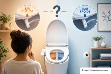 WC japonais : eau chaude ou eau froide, que choisir ?