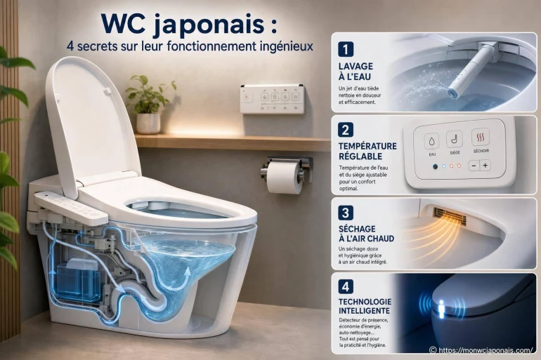 WC japonais : 4 secrets sur leur fonctionnement ingénieux