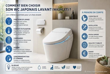 Comment bien choisir son WC japonais lavant (Washlet) ?