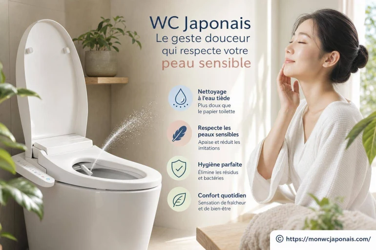 WC Japonais et respect de la peau sensible : les bons réflexes