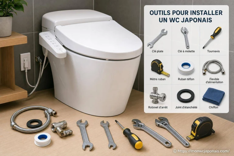 Quels outils pour installer un WC japonais ?
