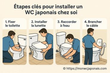 Étapes clés pour installer un wc japonais chez soi facilement