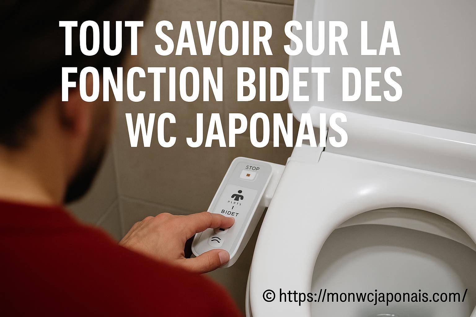 Tout savoir sur la fonction bidet des wc japonais : comment ça marche et quels avantages ?