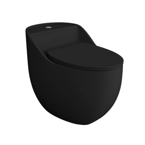 LAVITA WC monobloc avec réservoir intégré SILIA RIM BLACK - 