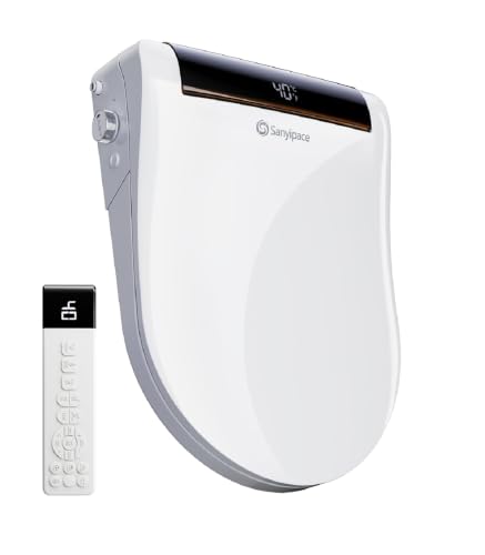 Abattant de Toilette Intelligent Bidet à Double Bras de Pulv