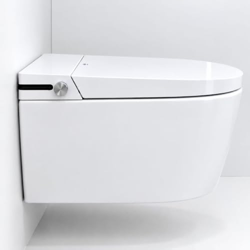 Nelsmann Toilette Japonaise SORA suspendue en céramique, WC 