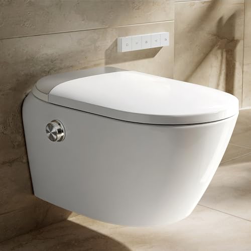 DeerValley Cuvette WC Lavant Suspendu Céramique avec Bâti-Su