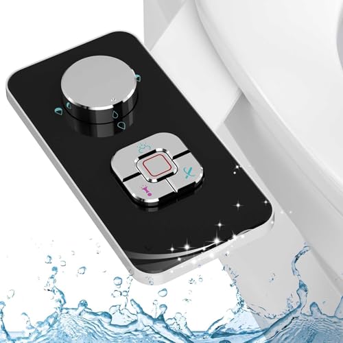 Bidet Rehausse Noir Pression Réglable